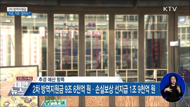 &#39;3백만 원 2차 방역지원금&#39;···지급 기준·절차는?