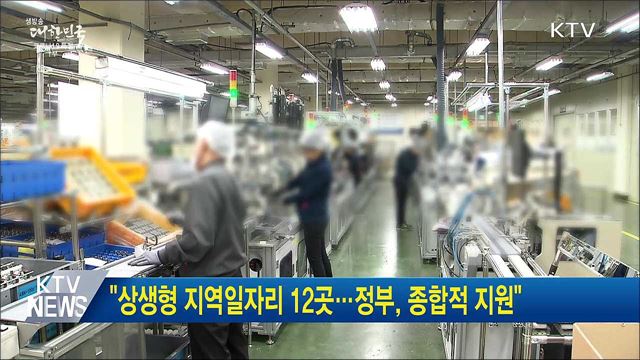 &#34;상생형 지역일자리 12곳···정부, 종합적 지원&#34;