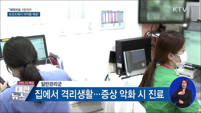 &#34;재택치료 1인가구, 보건소에서 의약품 배송&#34;