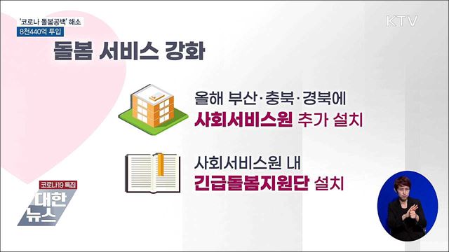 &#39;코로나 돌봄공백&#39; 해소···8천440억 투입