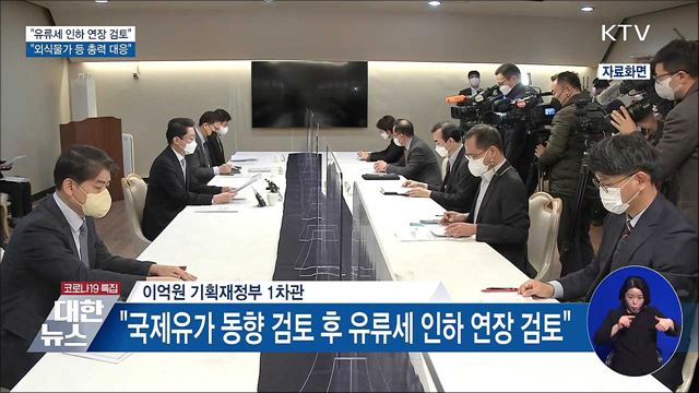 &#34;유류세 인하 연장 검토···외식물가 안정 총력&#34;