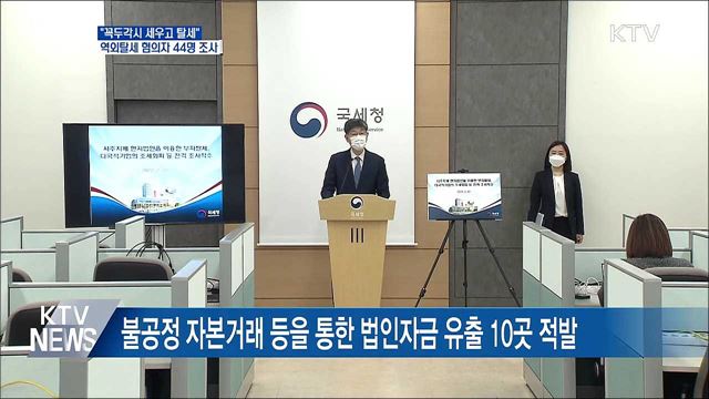 &#34;꼭두각시 세우고 탈세&#34;···역외탈세 혐의자 44명 조사