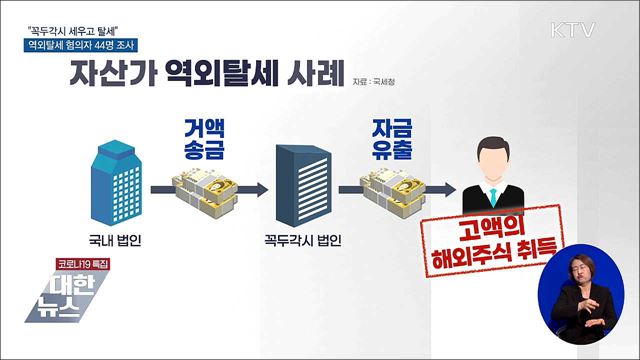 &#34;꼭두각시 세우고 탈세&#34;···역외탈세 혐의자 44명 조사