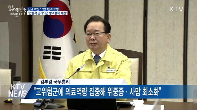 17만 명대 확진···&#34;안정적 관리되면 방역정책 개편&#34;