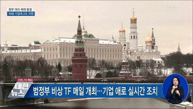 정부 &#34;대러 제재 동참...피해 기업에 최대 2조 적극 지원&#34;