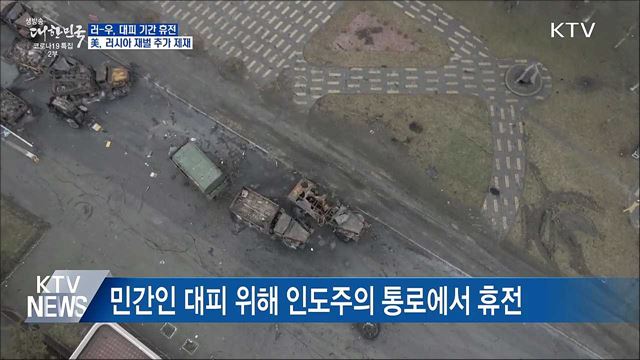 러시아-우크라 &#34;인도주의 통로 개설·일시 휴전&#34;