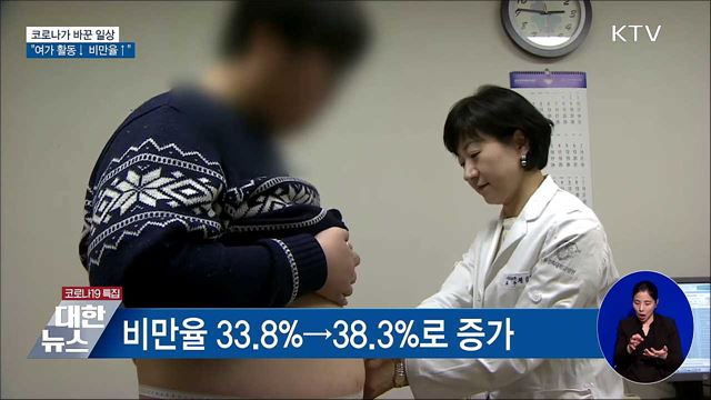 코로나가 바꾼 일상···&#34;여가 활동↓ 비만율↑&#34;