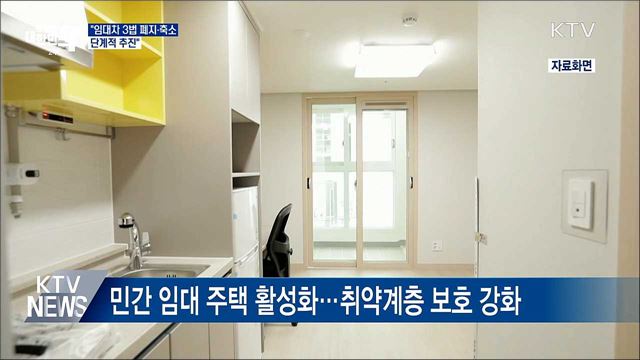 &#34;임대차 3법 폐지·축소 등 단계적 추진&#34;