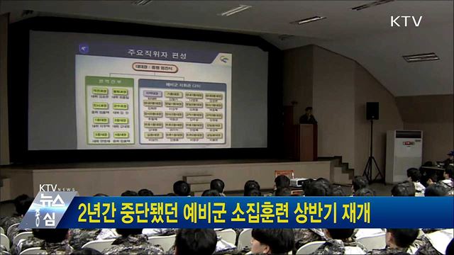 2년간 중단됐던 예비군 소집훈련 상반기 재개