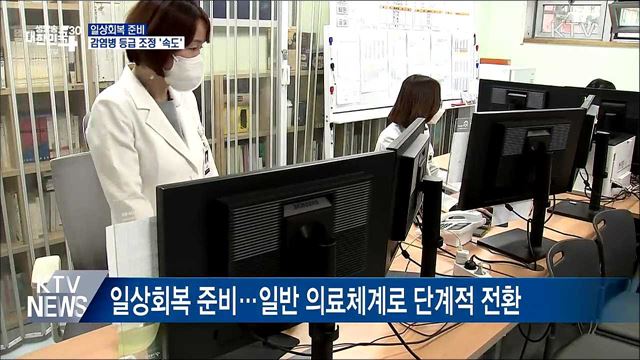 일상회복 준비···감염병 등급 조정 &#39;속도&#39;