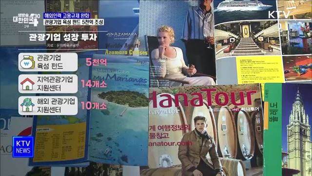 해외인력 고용규제 완화···관광기업 육성 펀드 5천억 조성