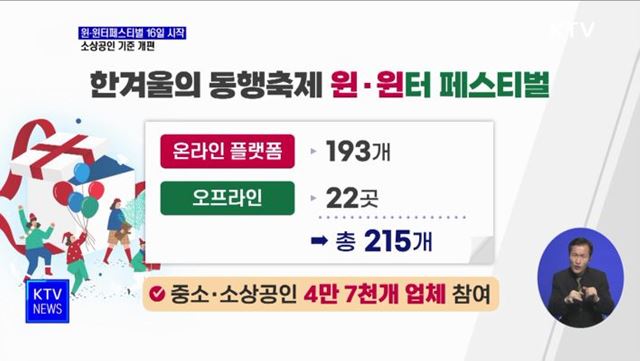 동행축제 시즌2 &#39;윈·윈터 페스티벌&#39; 16일 시작