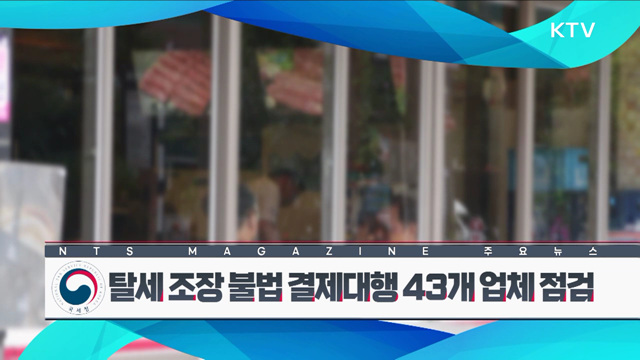 탈세 조장 불법 결제대행 43개 업체 점검 