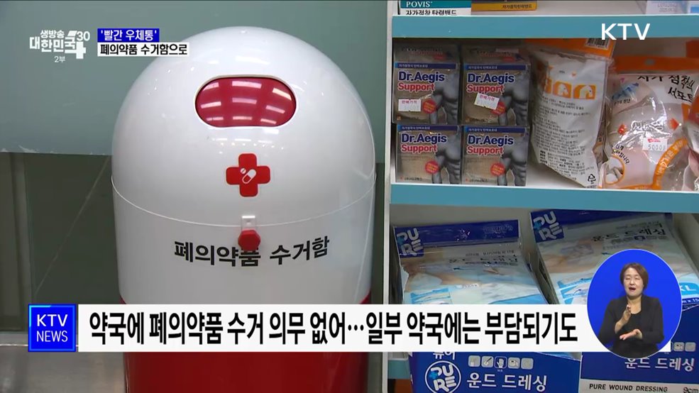 &#39;빨간 우체통&#39; 폐의약품 수거함으로···세종서 시범 운영 [정책현장+]