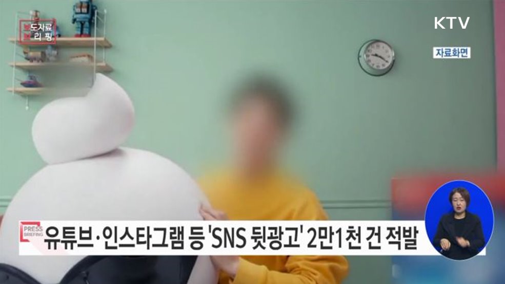 SNS 부당광고 상시 모니터링 결과 발표