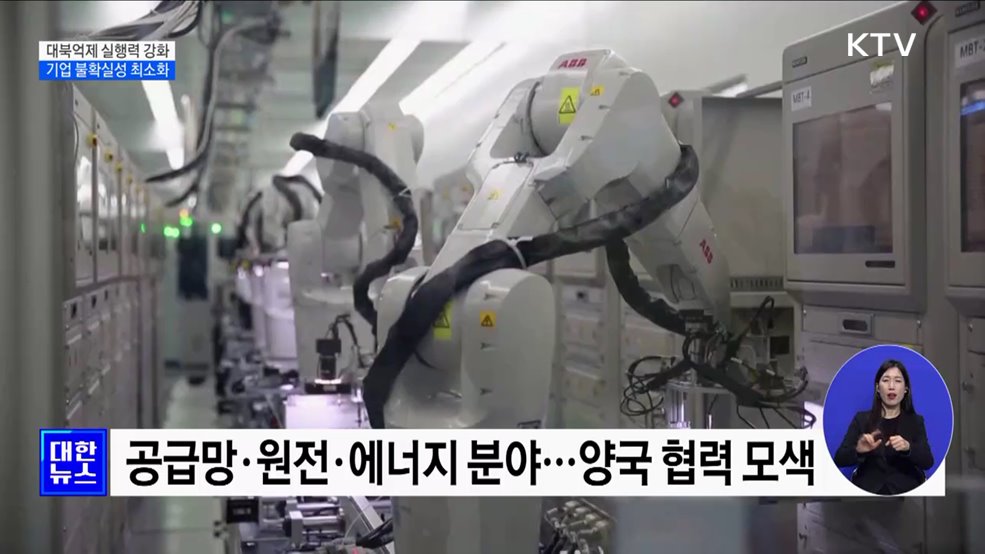 &#34;대북억제 실행력 강화 논의···기업 불확실성 최소화&#34;