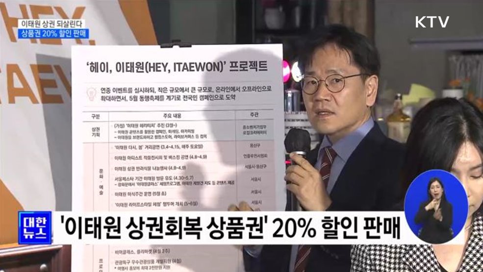 이태원 상권 되살린다···상품권 20&#37; 할인 판매 [정책현장+]