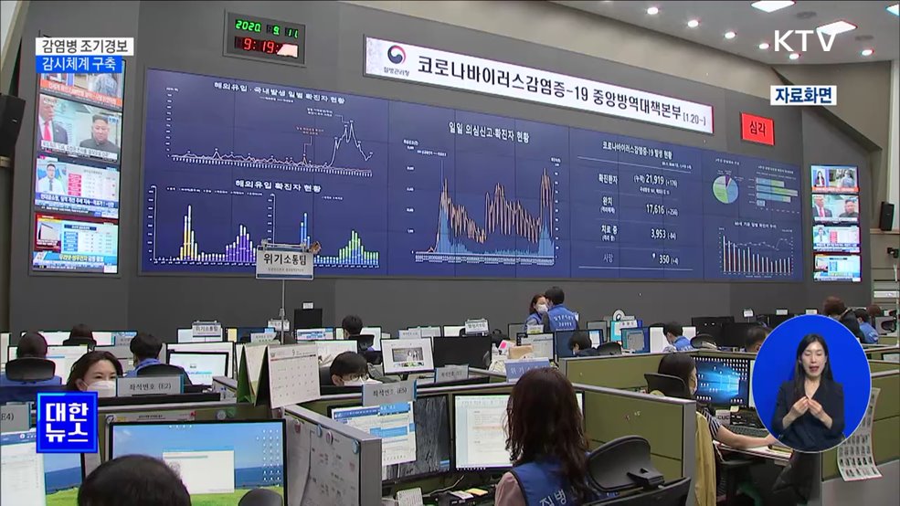 100만 명 확진도 대응···신종 감염병 조기경보·감시체계 구축