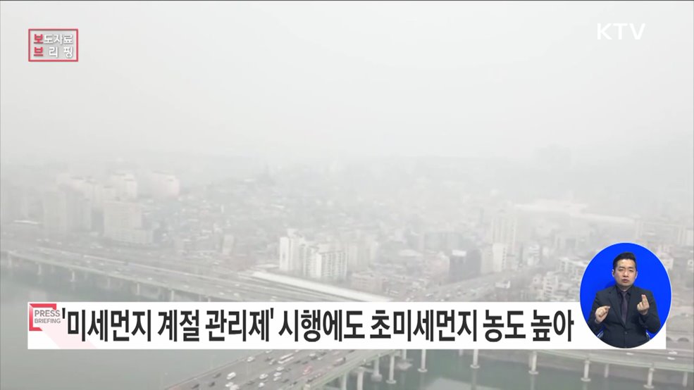 제4차 미세먼지 계절관리제 시행 결과 공개