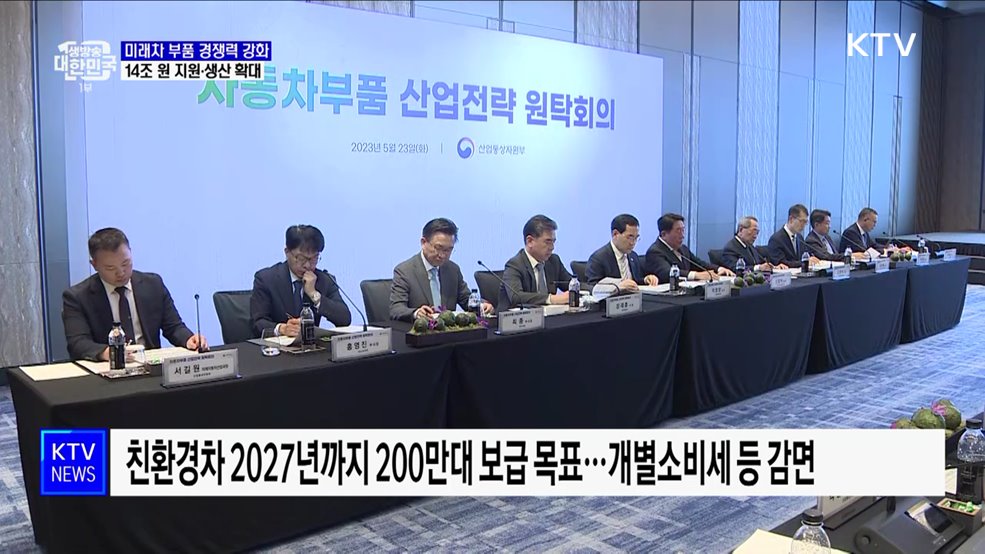 전기차 부품 산업에 14조 지원···생산규모 5배 늘려 &#39;일감확보&#39;