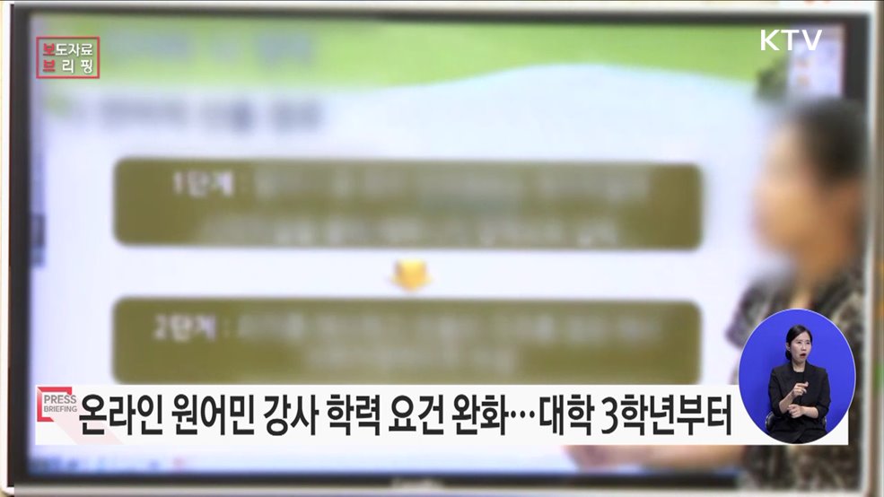 규제심판부, &#34;해외 원어민 대학생의 온라인 외국어 강의 허용해야&#34;