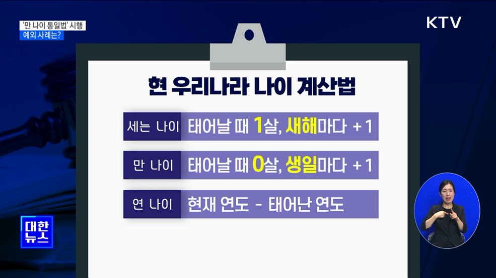 28일부터 &#39;만 나이 통일법&#39; 시행···예외 사례는? [정책현장+]