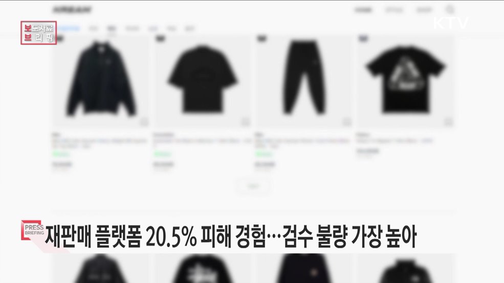 재판매(리셀) 플랫폼, 이용자의 20.5&#37;가 불만·피해 경험