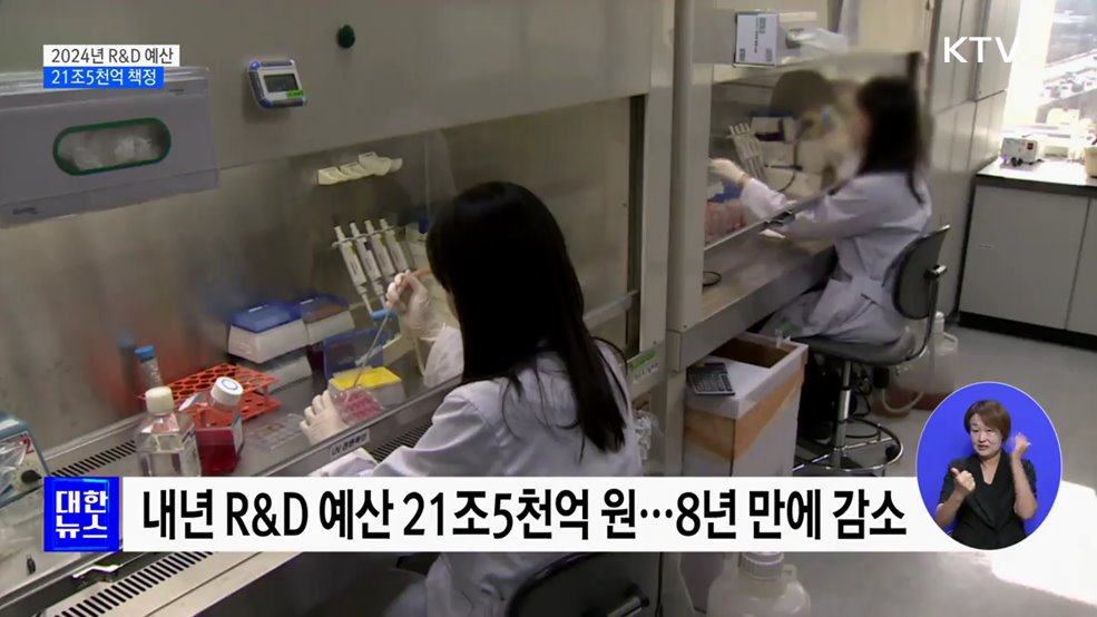 내년 R&#38;D 예산 21조5천억···혁신R&#38;D에 10조 투자