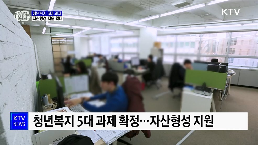 청년복지 5대 과제···&#39;종잣돈&#39; 자산형성 지원