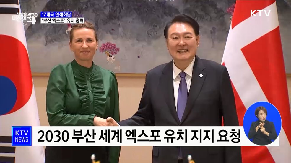 17개국 연쇄회담···&#39;부산 엑스포&#39; 유치 총력