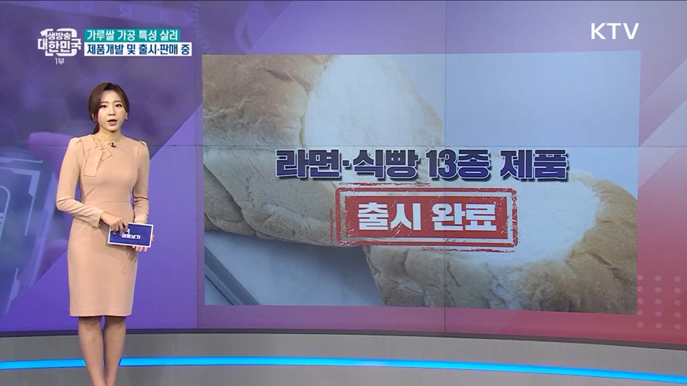 밀가루 대체에 부적합한 가루쌀? 오해와 진실은 [정책 바로보기]