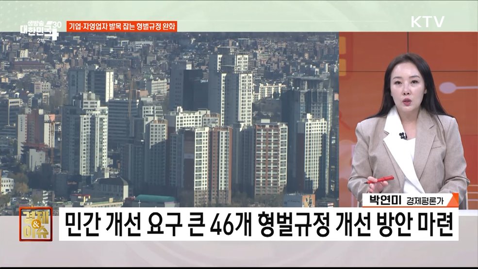 과도한 경제 형벌규정 손본다 [경제&#38;이슈]