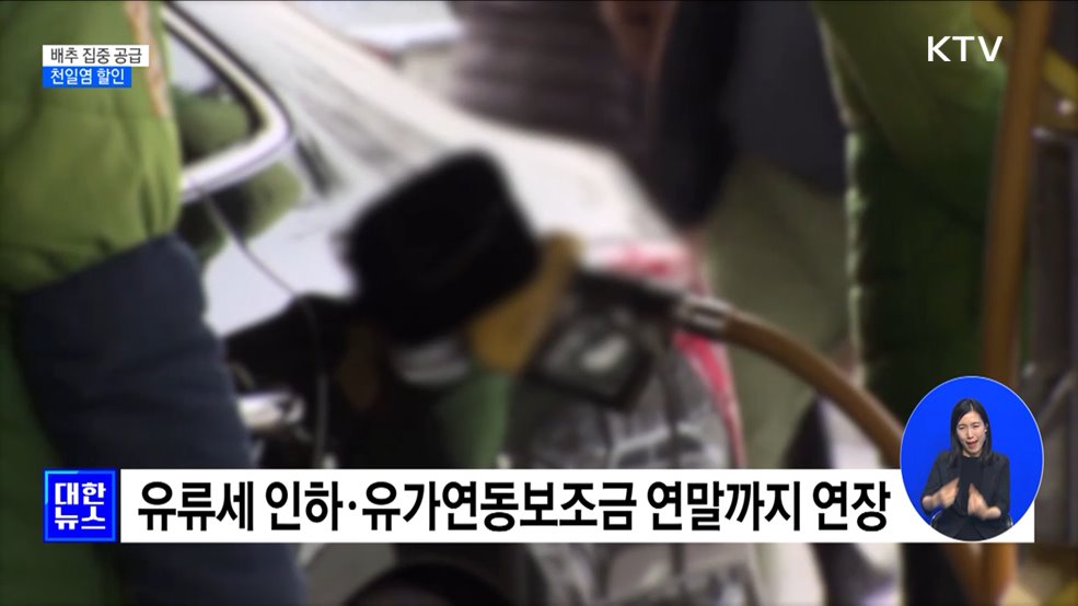 물가안정 총력···&#34;배추 집중 공급·천일염 할인&#34;