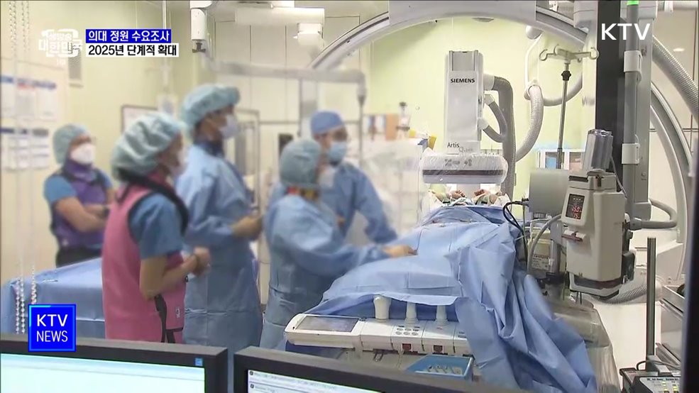 의대 정원 수요조사···2025년 단계적 확대 추진