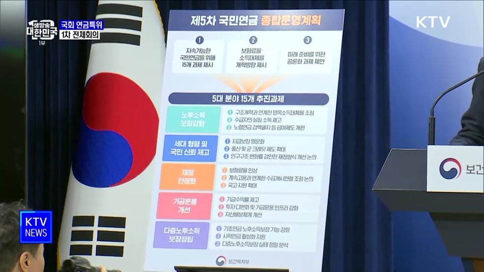 국회 연금특위, 보험료율 &#39;최소 4&#37;p&#39; 인상 논의