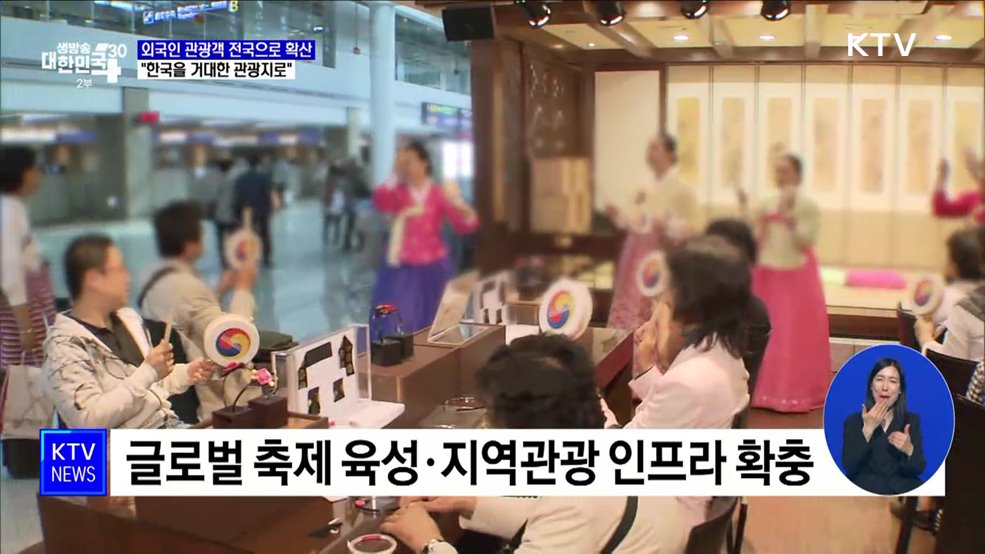 외국인 관광객 전국으로 확산···&#34;한국을 거대한 관광지로&#34;