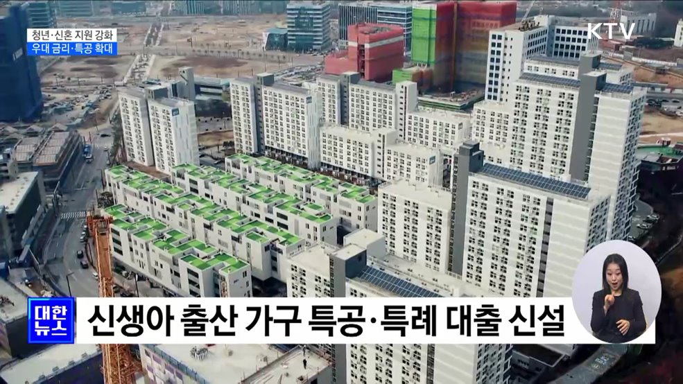 &#39;청년 주택드림 통장&#39; 출시···신생아 가구 특공 시행