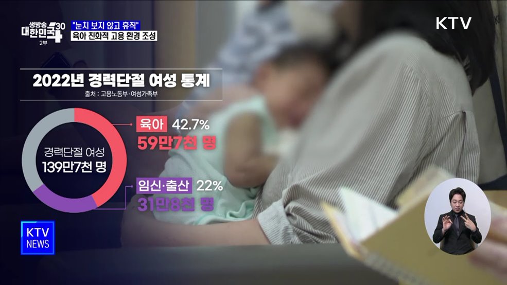 &#34;눈치 보지 않고 휴직&#34;···육아 친화적 고용 환경 조성