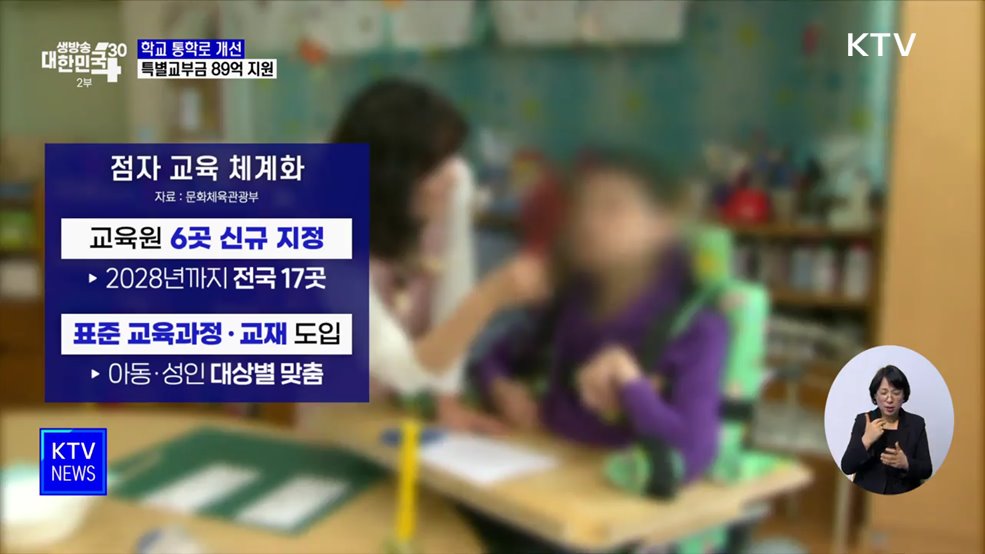 학교 통학로 개선···특별교부금 89억 원 지원