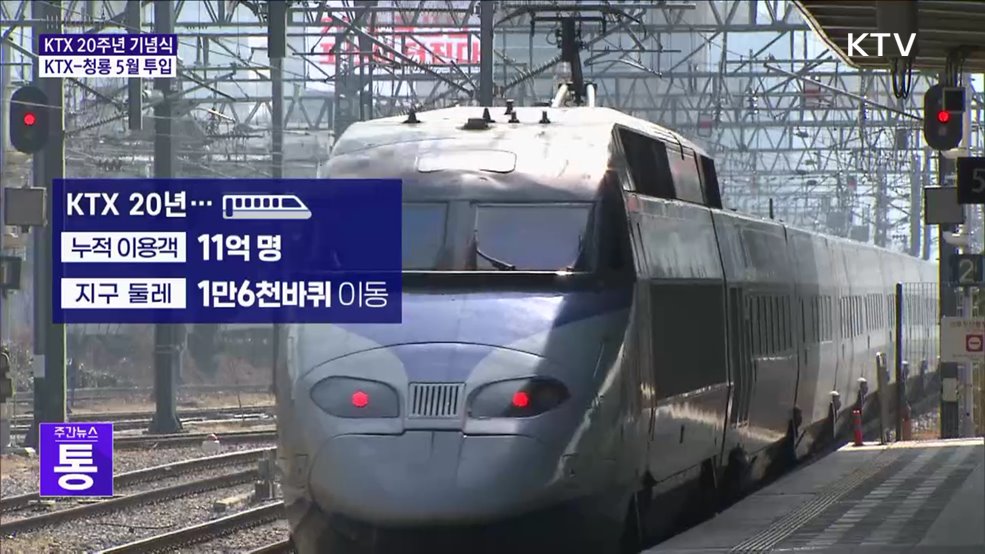 "KTX 청룡 투입···전국 2시간대 생활권 실현"