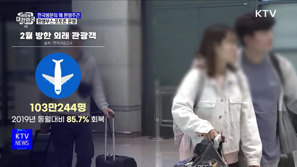 '한국방문의 해' 환영주간···"입국 순간부터 따뜻하게"
