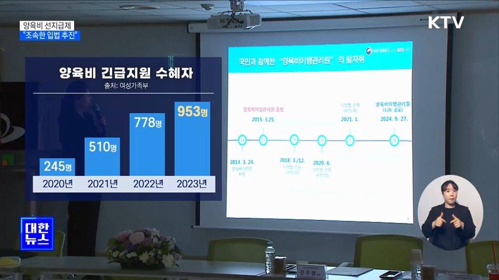 &#34;양육비 선지급제 절실한 민생 법안···조속한 입법 추진&#34; [정책현장+]