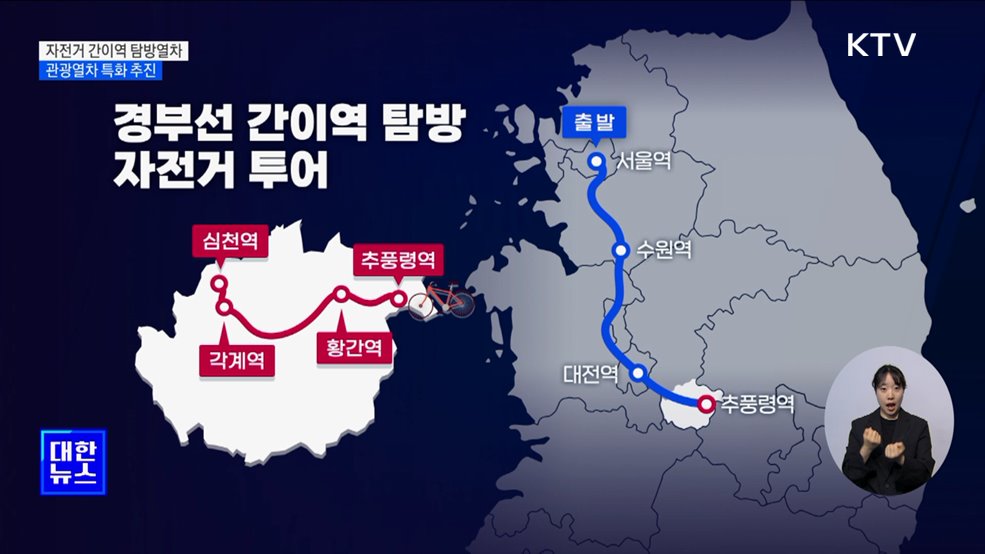 &#39;자전거 간이역 탐방열차&#39; 운행···관광열차 특화 추진 [정책현장+]