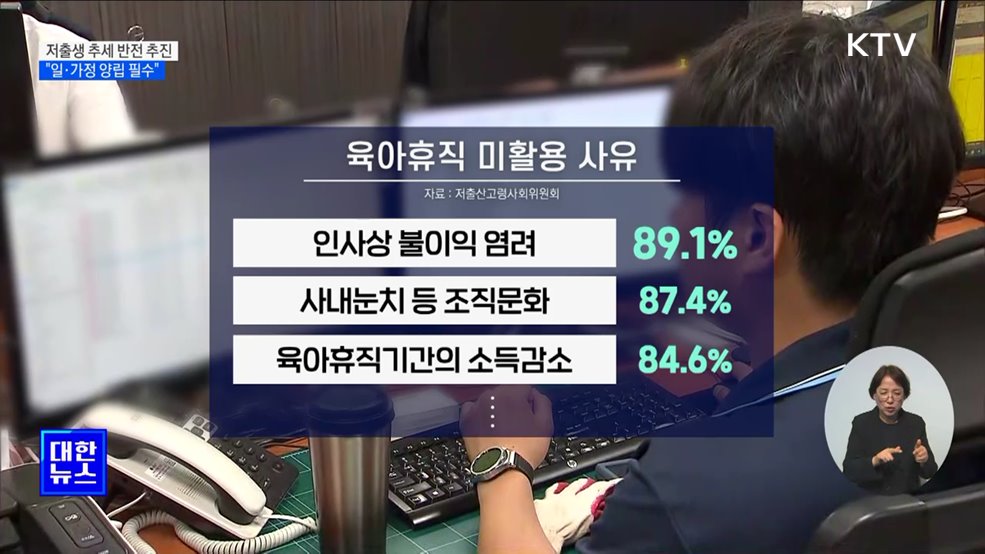 저출생 추세 반전 추진···&#34;일·가정 양립 필수&#34;