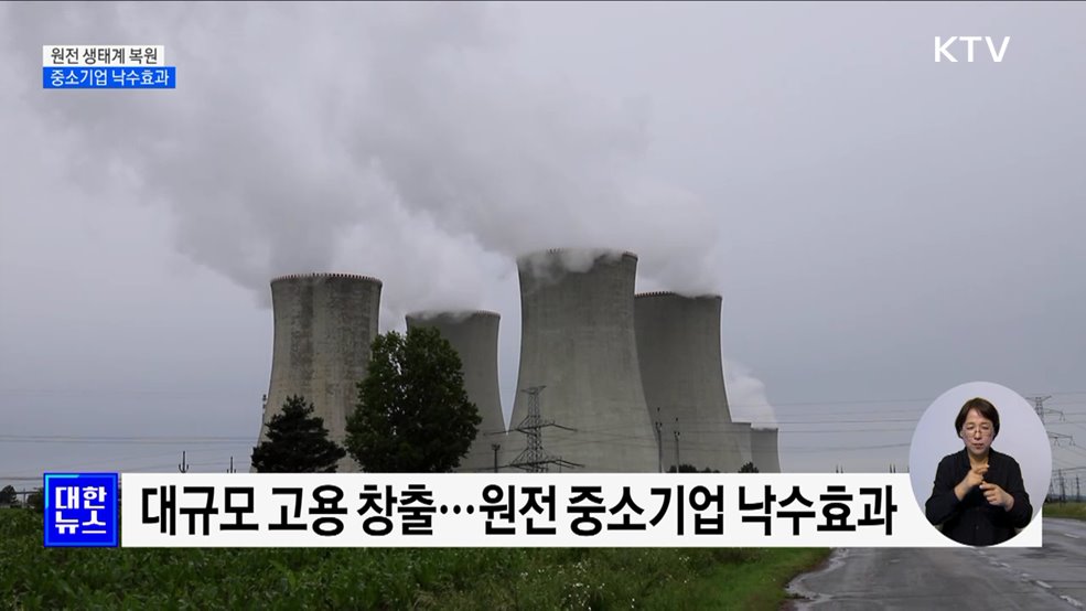 원전 생태계 복원 탄력···&#34;낙수효과 기대&#34;