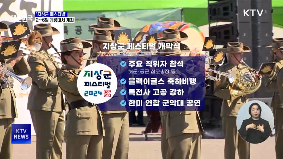 &#39;지상군 페스티벌&#39; 개최···K9 등 주요장비 소개