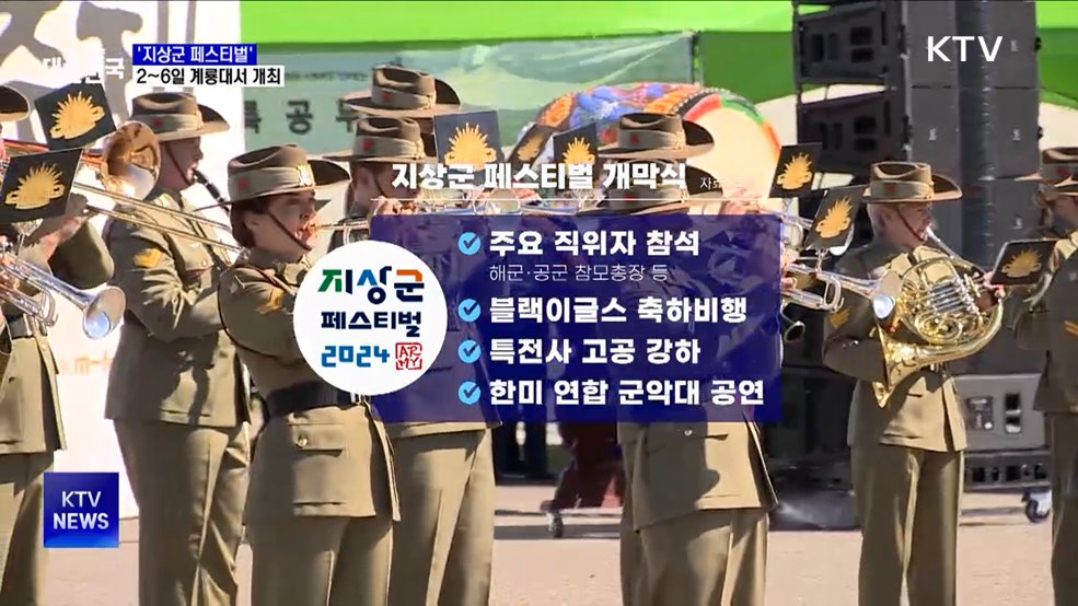 &#39;지상군 페스티벌&#39; 개최···K9 등 주요장비 소개