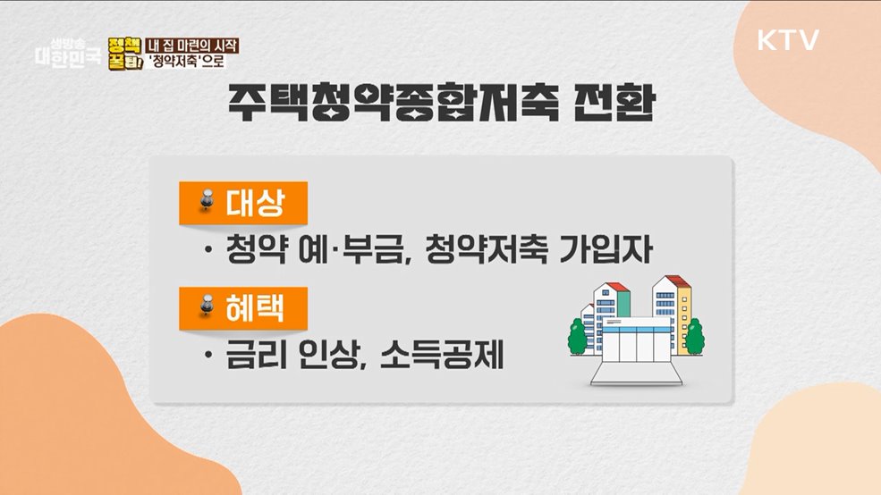 내 집 마련의 시작 &#39;청약저축&#39;으로 [정책꿀팁!]