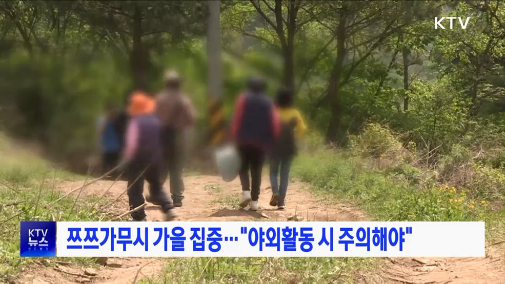 쯔쯔가무시 가을 집중···&#34;야외활동 시 주의해야&#34;
