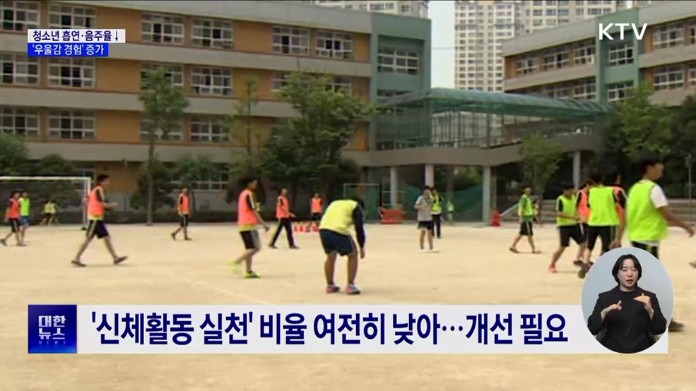 청소년 흡연·음주율 감소···&#39;우울감 경험&#39; 증가
